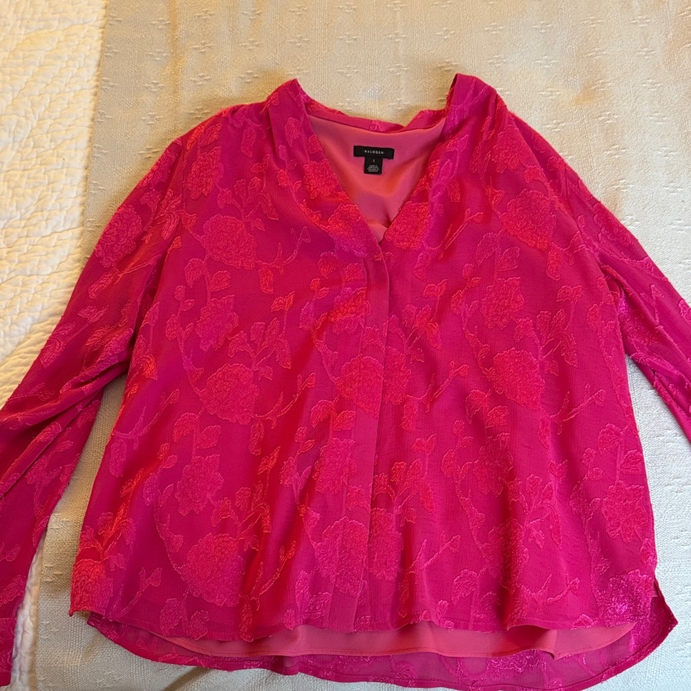 Women's Pink Floral Top